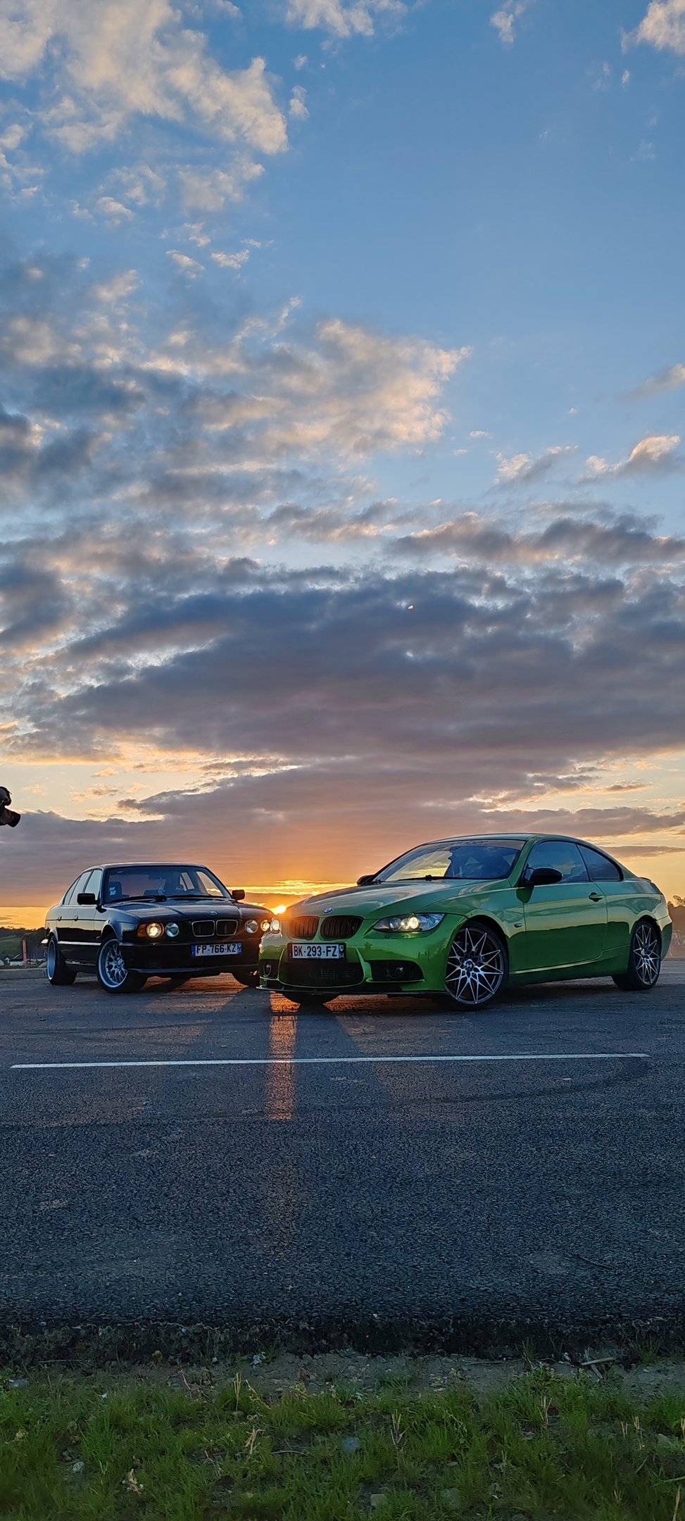 Photo amateur au téléphone BMW E39 & E92