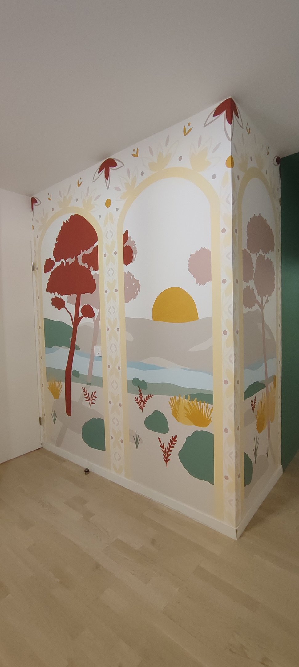 Fresque paysage
