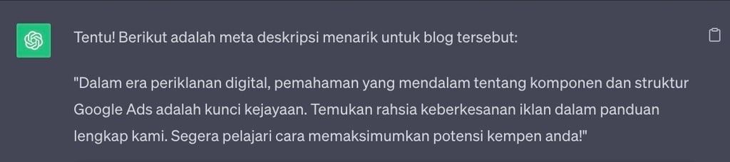 Chatgpt untuk pemasaran