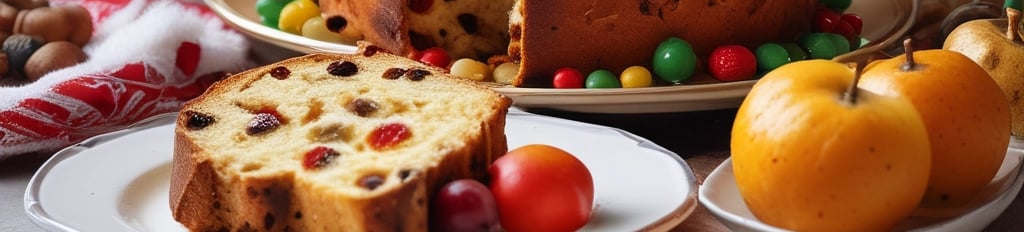 panetone de frutas cristalizadas