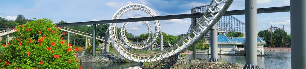 big loop corkscrew vekoma coaster heide park