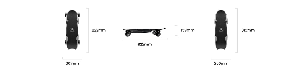Acedeck Stella Mini size chart