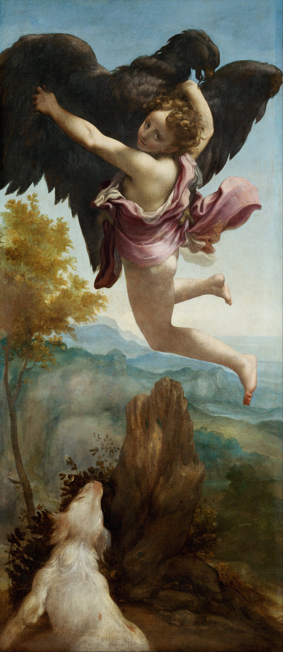 Jupiter and Ganymede by Antonio Allegri Correggio (c. 1532)