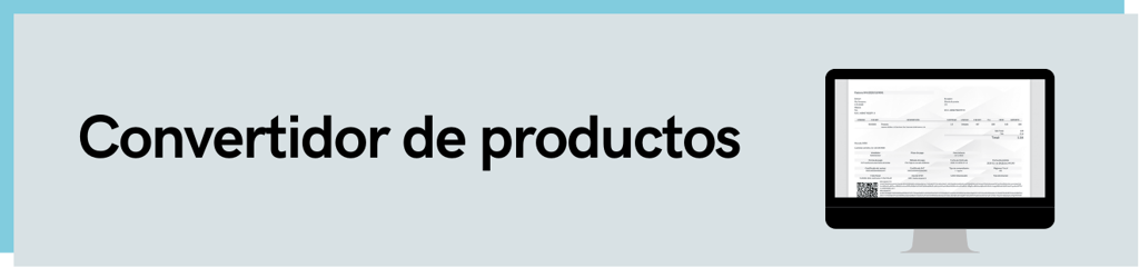 Convertidor de productos