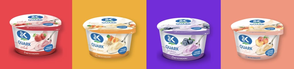 Sek Quark yüksek protein ürünleri için hazırlanan masaüstü reklam filmi