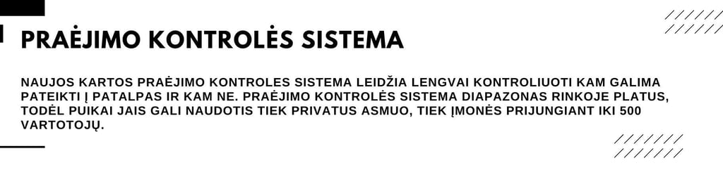 Praėjimo kontrolės sistemos