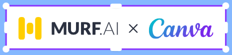 Murf.AI logo and Canva logo