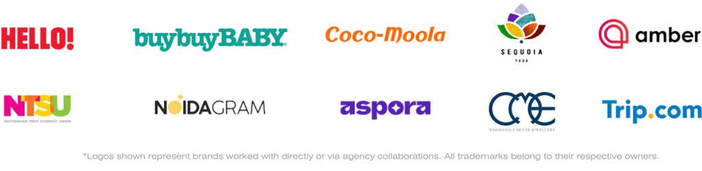 Popular Brands we worked with