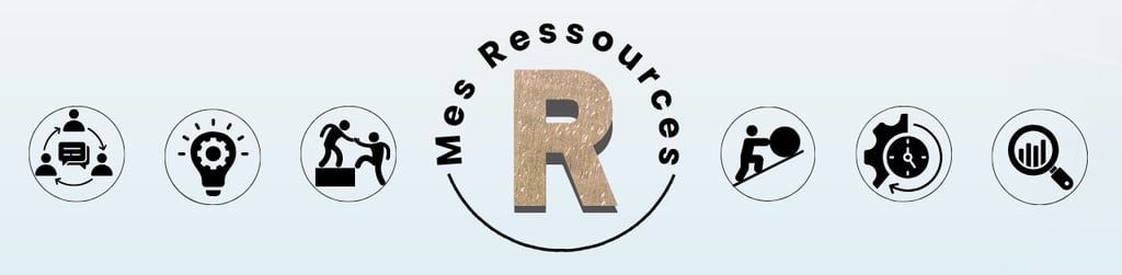 Un R majuscule comme logo pour la prestation de profil de compétences,
