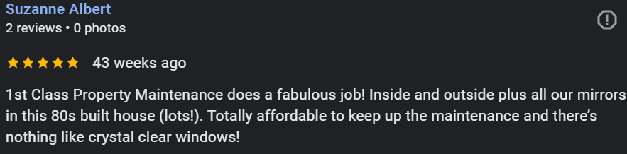 five star review window cleaning