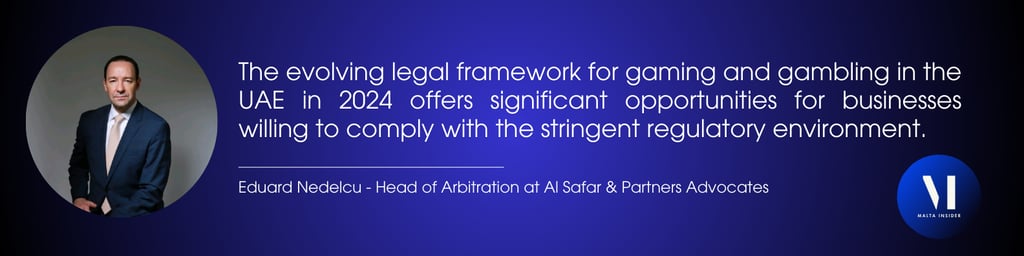 Eduard Nedelcu - Head of Arbitration at Al Safar & Partners Advocates