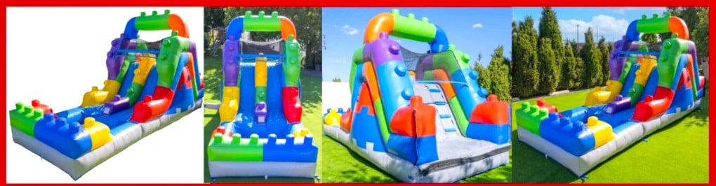 BLOCK PARTY DOUBLE SLIDE. DRY, WET WITH POOL OR BALL PIT. Bookings 832-216-8423