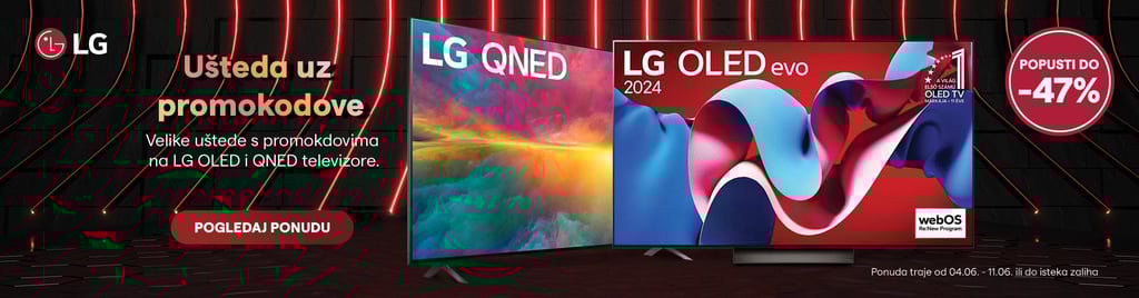 Grafički dizajn za web banner za LG brend
