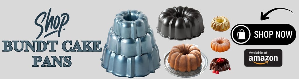 a bunch of bundt cake pans