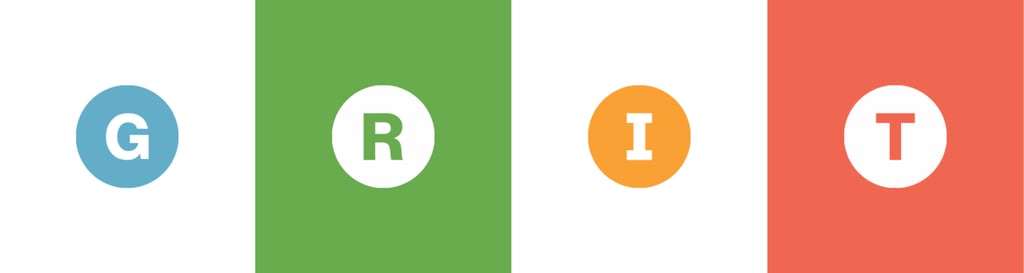 Grit color palette brand design