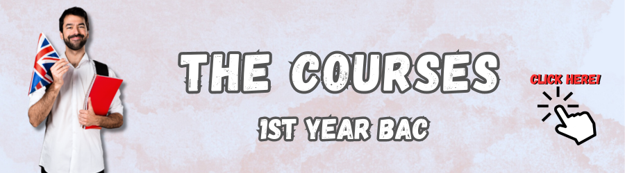 English courses for 1st year bac