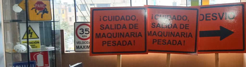 señales de obra