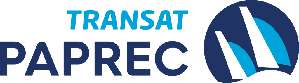Logo of the Transat Paprec
