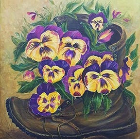 Pansy flowers