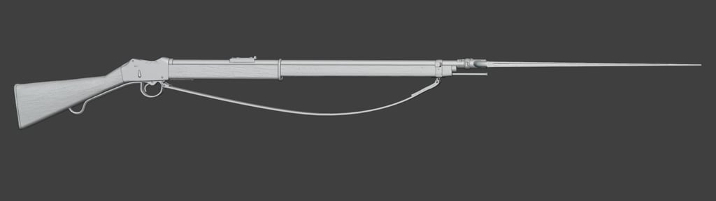 Martini Henry Rifle 3D model