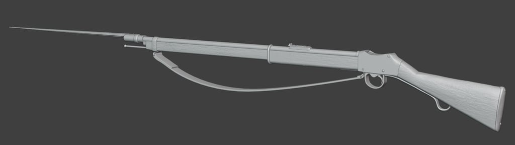 Martini Henry Rifle 3D model