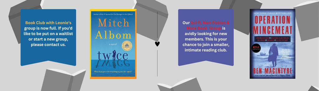 July Book Club Picks: Twice by Mitch Albom and Operation Mincemeat by Ben Macintyre