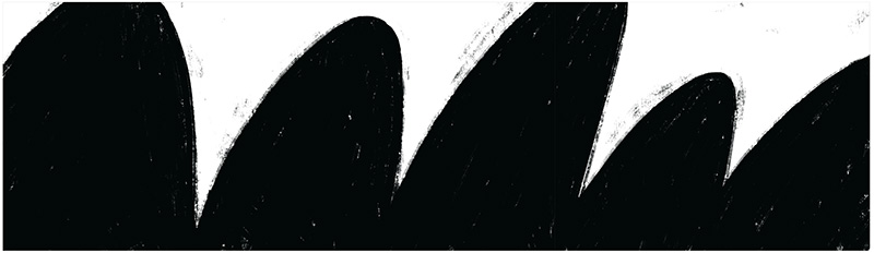 Christine Sun Kim Cues on Point Walker Art Center Mural Installation Black