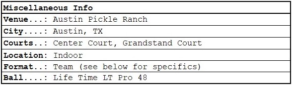 MLP Austin | Miami Pickleball Club | Miscellaneous Information