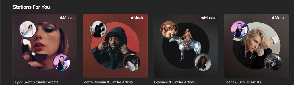 Apple Music artist stations