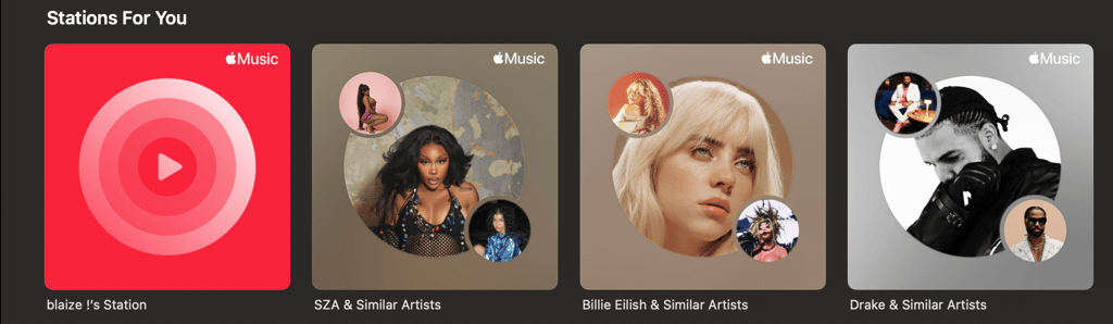 Apple Music artist stations