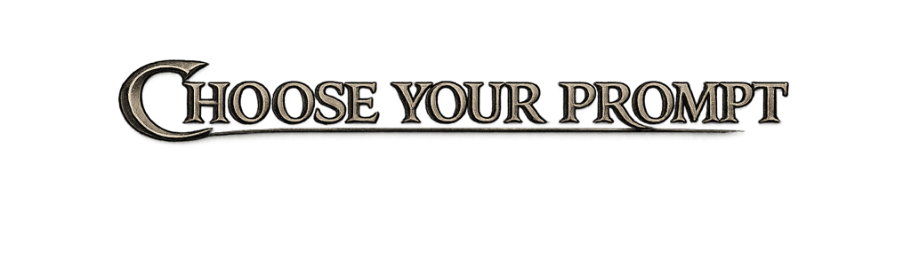 Choose Your Prompt
