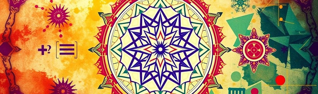 a colorful abstract painting of a starfish