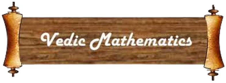 a wooden sign with the words vedicic mathematicss