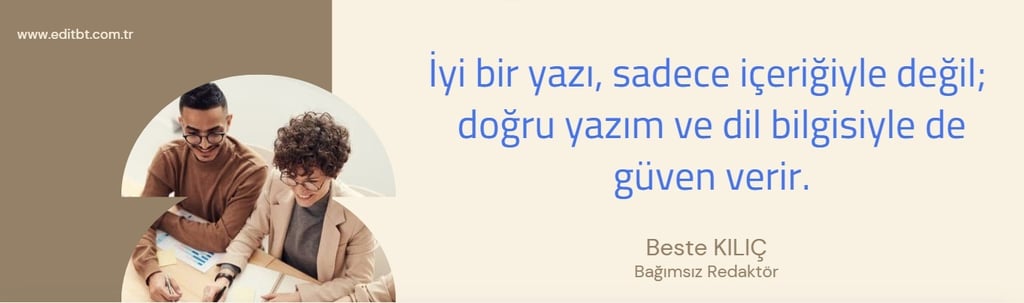 Kitap Editörlüğü