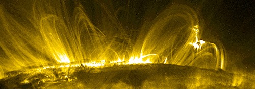 Coronal loops. Image credit: NASA/TRACE