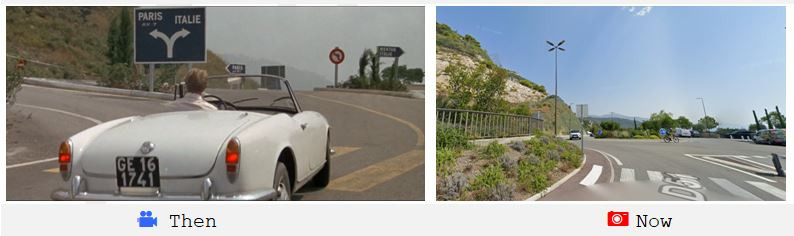 Hesitation point. The location - then and now