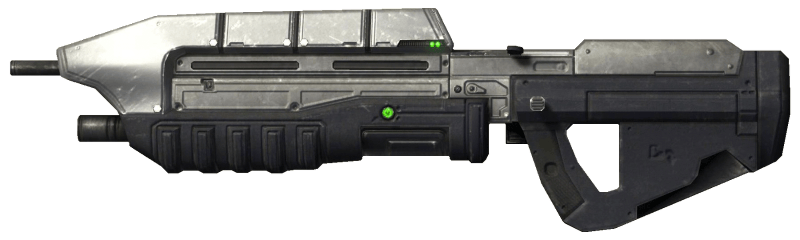 original version 3D printed replica of the Halo MA5C assault rifle