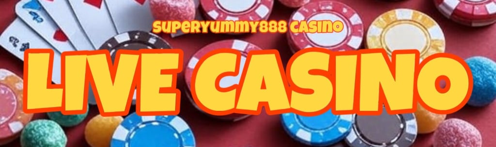 live casino banner for SuperYummy888
