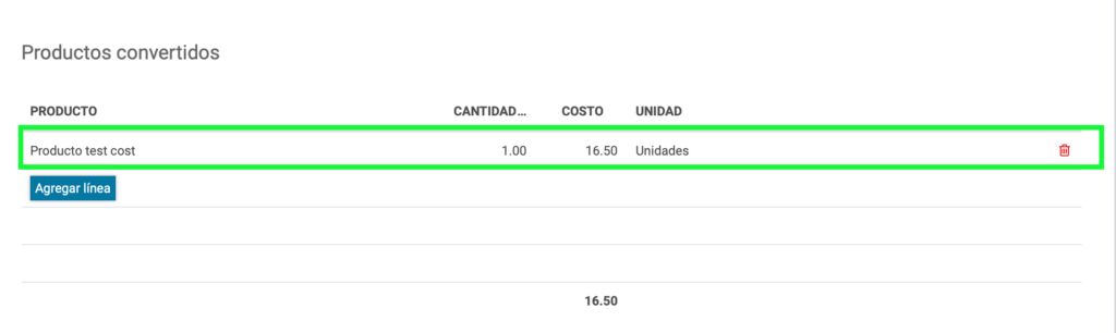 productos a convertir