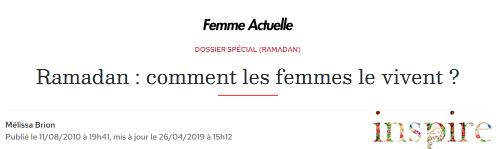 capture ecran femme actuelle