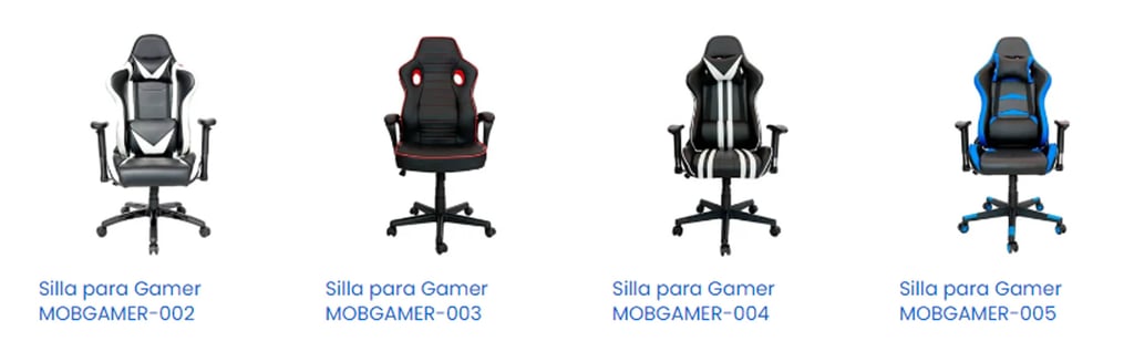 sillas gamers para oficina 
