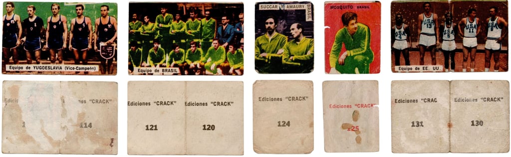  1964 Team USA Basketball Card from Argentina South America