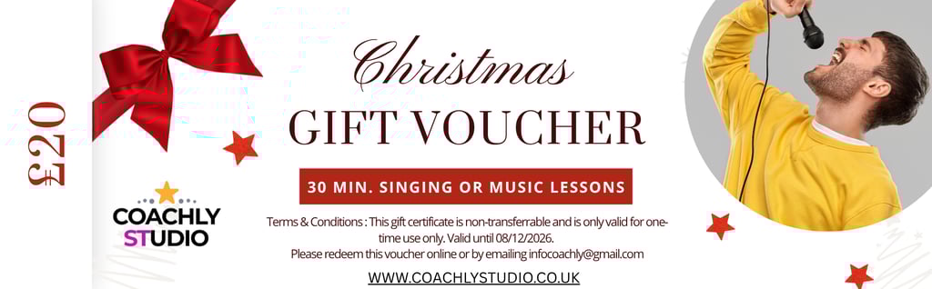 Christmas Singing Lessons gift