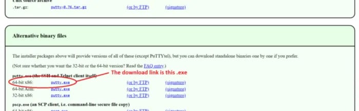 crypto testnet Download Putty