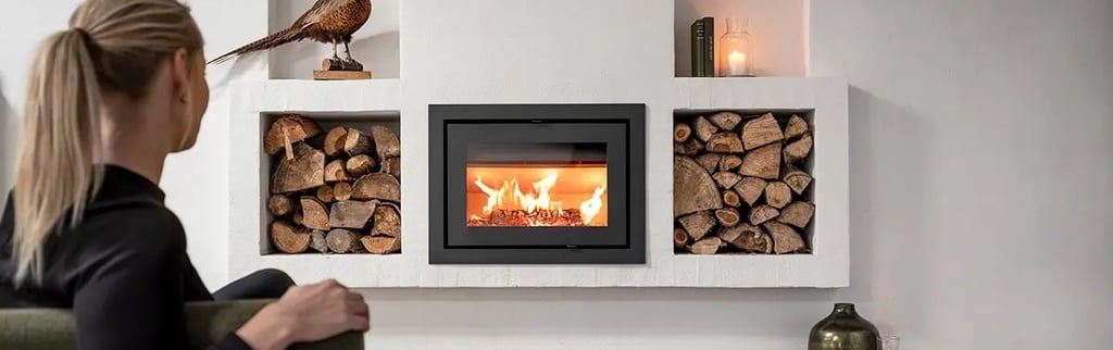 Insert à bois fonte - insert mural