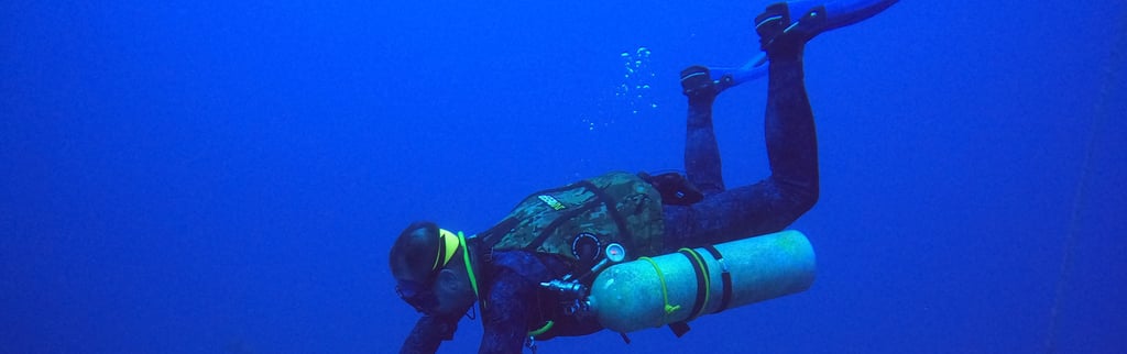curso de buceo con tec sidemount