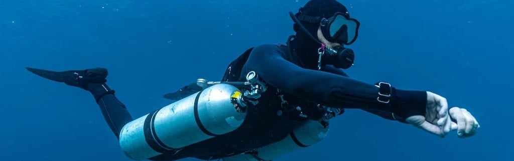curso de buceo con sidemount