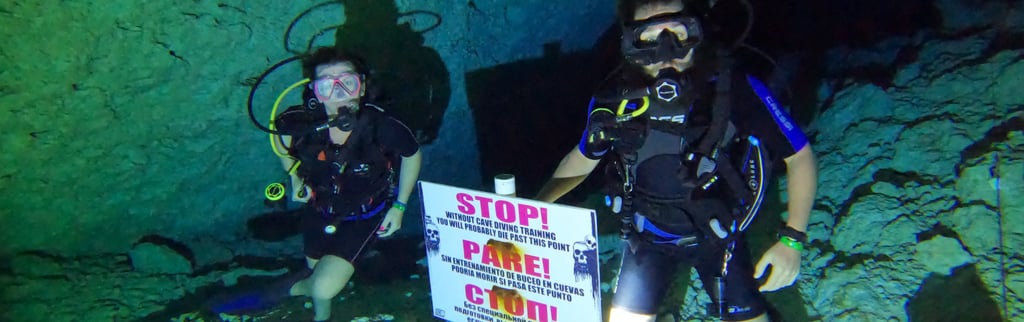 curso de buceo en cavernas