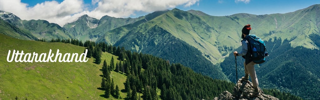 a man with a backpack on a mountain