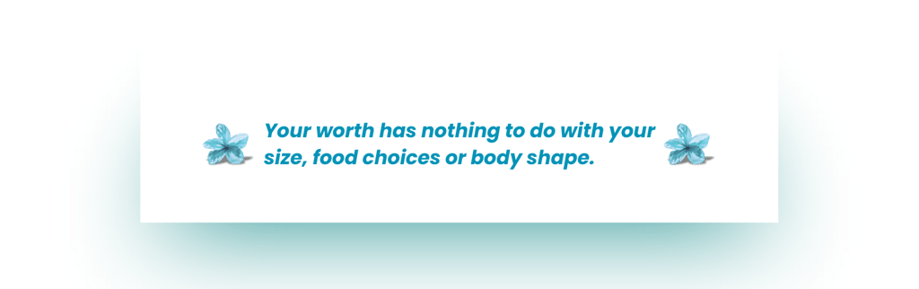Quote about self-worth and body image
